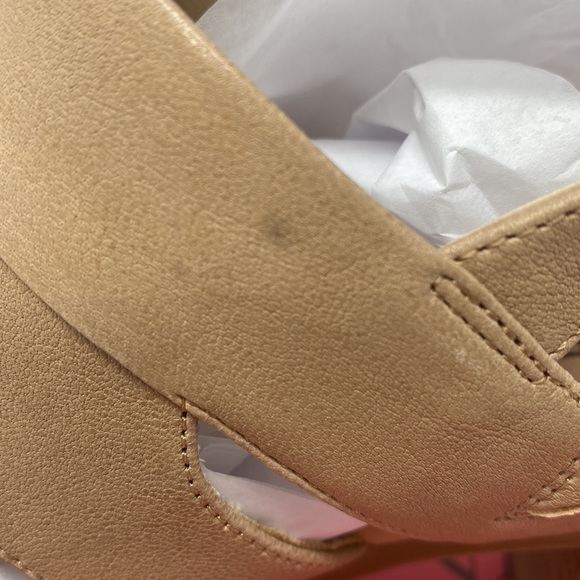 VANELI Mayo Sabbia Womens Block Heel Sling Back Upper Leather Buckle Size 7M NEW - Picture 12 of 13